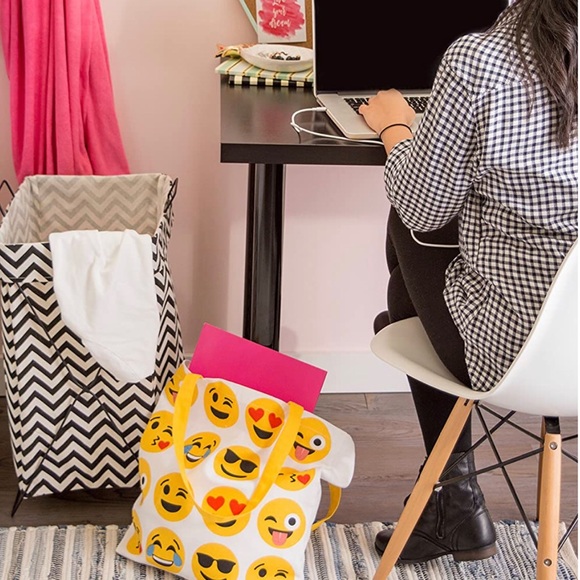 100% Cotton Machine Washable 15x15.5x4.25" Heavy Duty Canvas Reusable Tote bags - Picture 5 of 6